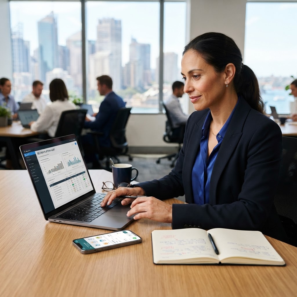 Employer reviewing on-demand delivery worker minimum standards compliance requirements in Australia